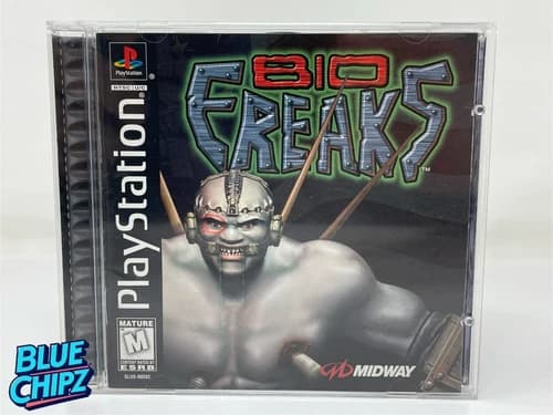 Bio F.R.E.A.K.S. (Sony PlayStation 1, 1998) CIB Complete w/ Registration Tested