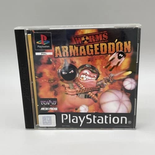 Worms Armageddon Sony PlayStation 1, 1999 Retro