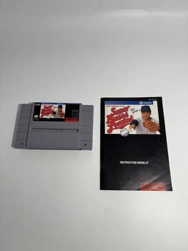 Super Bases Loaded Super Nintendo 1991 Authentic SNES Video Game