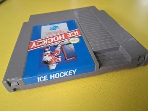 Ice Hockey Nintendo NES Authentic Game Cartridge (Great Front Label)