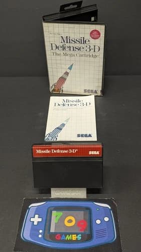 Missile Defense 3-D (Sega Master System) CIB COMPLETE