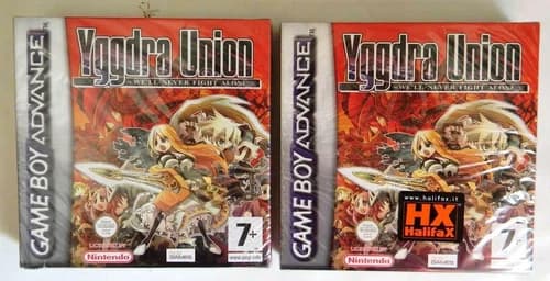 YGGDRA UNION WE'LL NEVER FIGHT ALONE NINTENDO GAME BOY ADVANCE