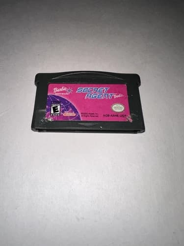 Barbie Software Secret Agent Game Boy Advance Nintendo 2002 E-Everyone Tested
