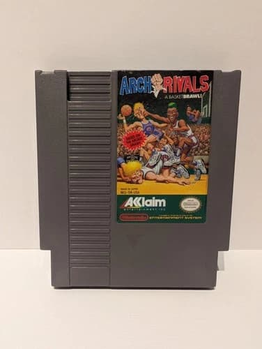 Arch Rivals (Nintendo Entertainment System, NES 1990) - Tested Working