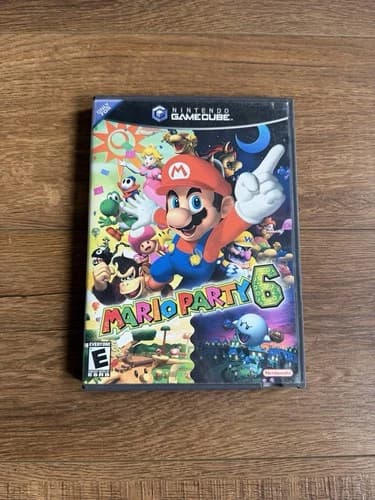 Mario Party 6 Nintendo GameCube CIB Complete Authentic Tested Working
