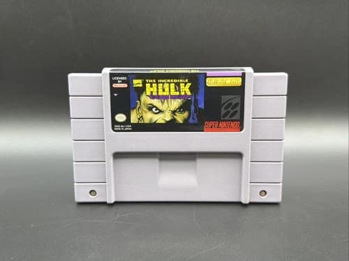 The Incredible Hulk (Super Nintendo,1994) SNES Cartridge Only-FAST FREE SHIPPING