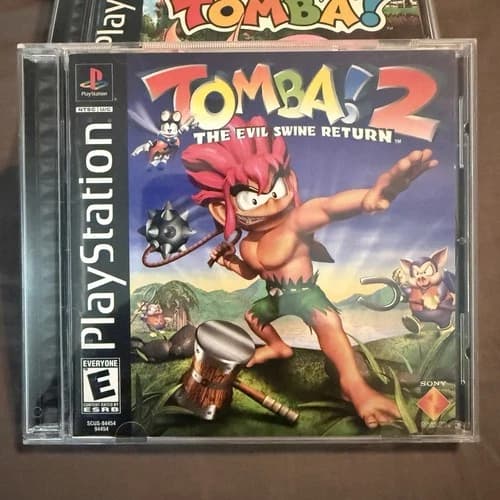 Tomba 2: The Evil Swine Return Sony PlayStation 1 2000 Complete Tomba! 2