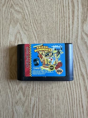 Incredible Crash Dummies (Sega Genesis, 1993) Authentic Cartridge only