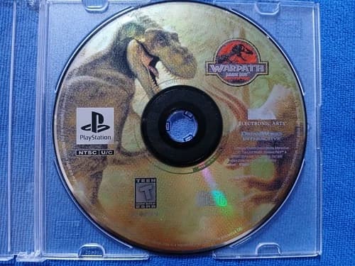 Sony PS1 Warpath Jurassic Park Disc Only Tested Works