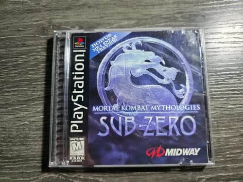 Mortal Kombat Mythologies: Sub Zero (Sony PlayStation 1, 1997) PS1 Complete CIB