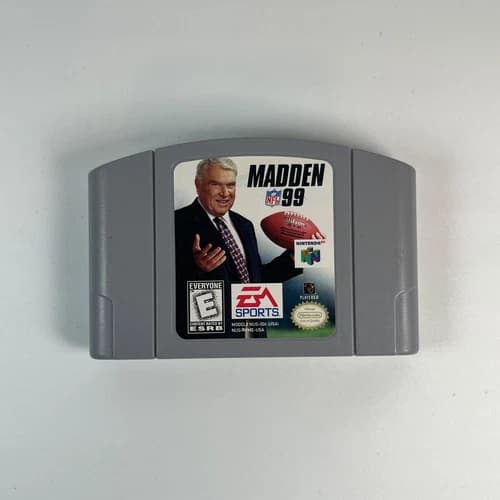 Refurbished Madden NFL 99 N64 Nintendo 64 - Authentic Cartridge Only