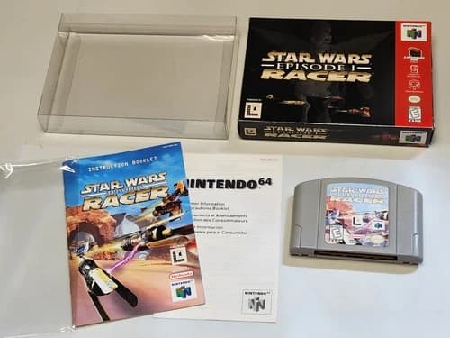 Star Wars: Episode 1 Racer N64 Nintendo CIB Complete Box Manual Authentic
