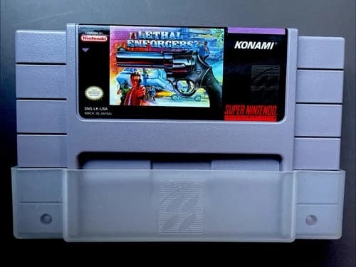 Lethal Enforcers (Super Nintendo Entertainment System SNES, 1994) Tested