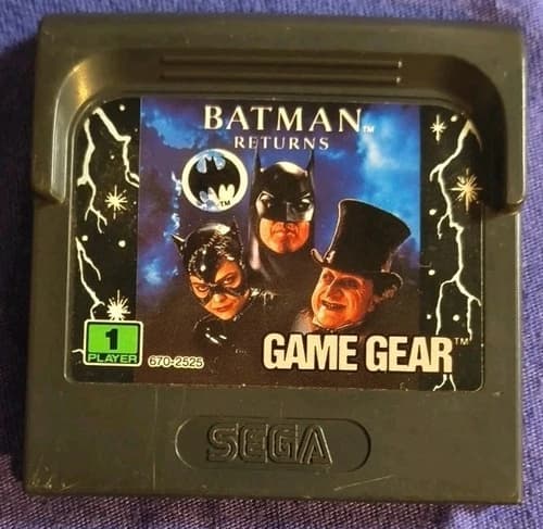 O1 Batman Returns Sega Game Gear Cartridge Only
