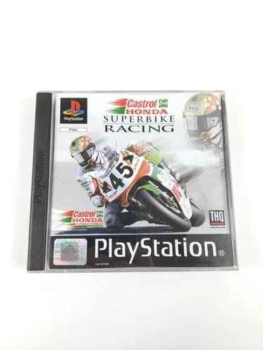 Castrol Honda Superbike Racing - PS1 Sony PlayStation 1 - Complete VG Condition