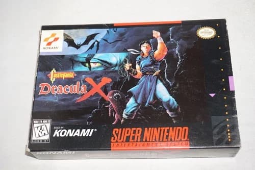Castlevania Dracula X (Super Nintendo SNES) Complete in Box CIB