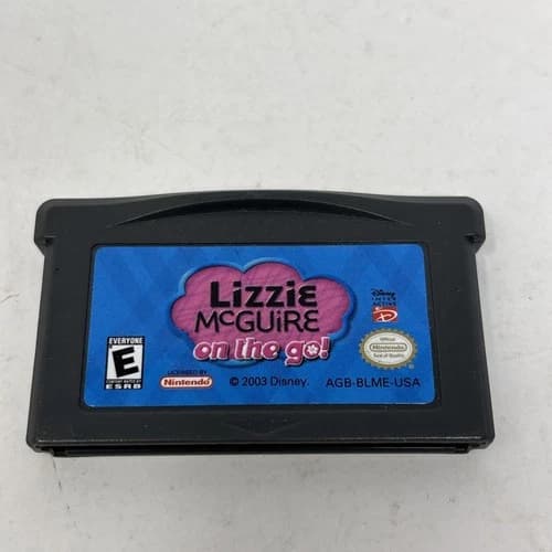 Nintendo Game Boy Advance Lizzie McGuire On The Go Video Game