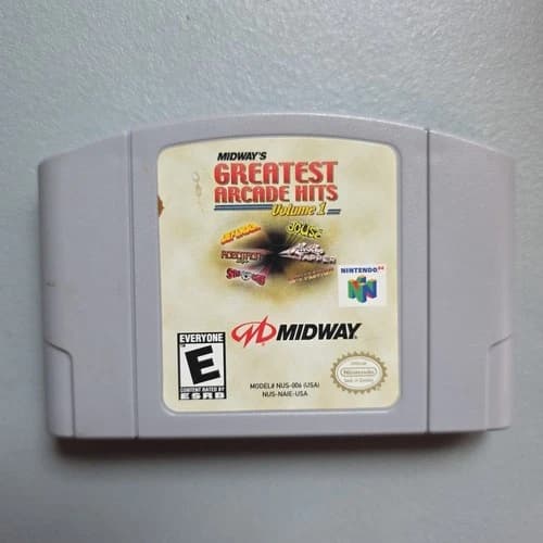 Midway's Greatest Arcade Hits: Vol 1 (Nintendo 64) Authentic, Tested N64 Game