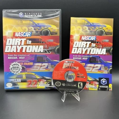 NASCAR: Dirt to Daytona (Nintendo GameCube, 2002) Complete CIB