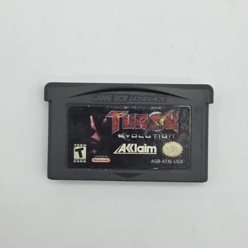 Turok Evolution GBA (Nintendo GameBoy Advance, 2002) - Tested Works