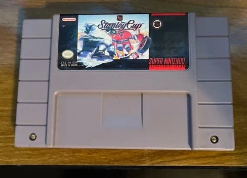 NHL STANLEY CUP SNES SUPER NINTENDO 1993 FREE SHIPPING!! TON OF FUN!!