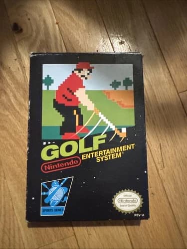 🔥Golf (Nintendo Entertainment System, 1985) NES Black Box Complete CIB TESTED🔥