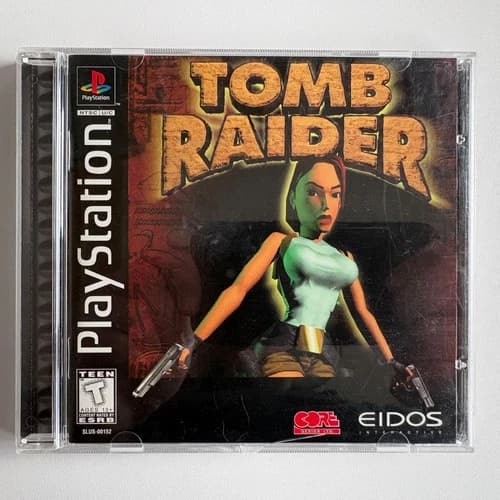Tomb Raider (Sony Playstation 1, 1996) PS1 Complete w Reg Tested Working
