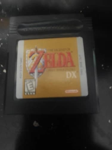 Zelda Link's Awakening DX (GameBoy Color, 1998) Not For Resale Sticker Rear