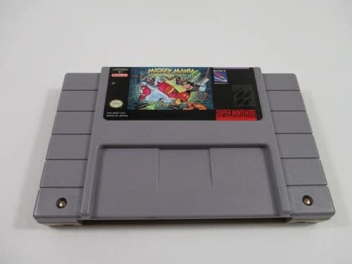 MICKEY MANIA: THE TIMELESS ADVENTURES Super Nintendo SNES Game Cart Authentic!