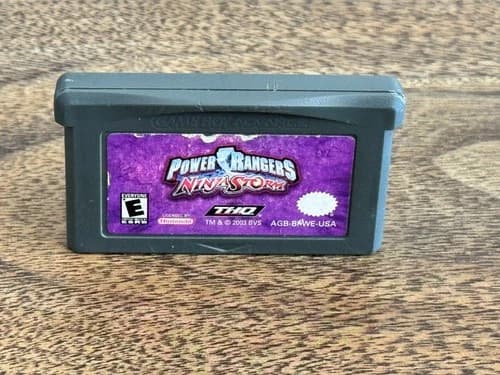 Power Rangers Ninja Storm GA (Nintendo Game Boy Advance, 2003) Authentic. TESTED