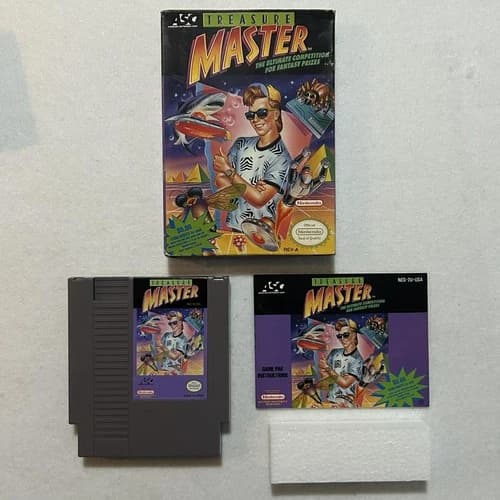 Treasure Master (Nintendo Entertainment System, 1991) NES COMPLETE CIB TESTED