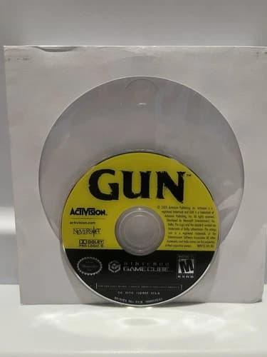 Gun (Nintendo GameCube, 2005) Disc Only tested and working