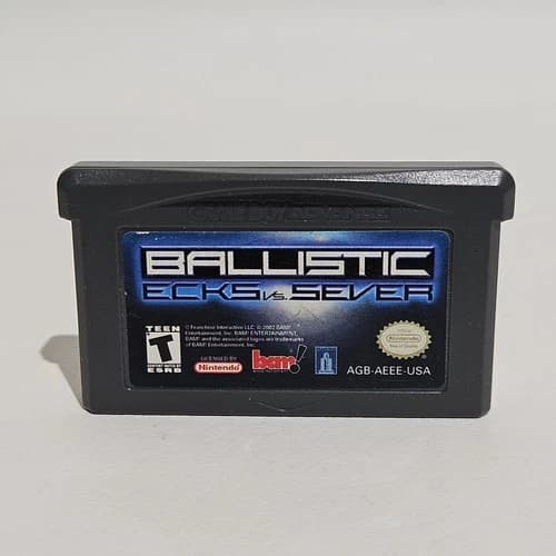 Ballistic: Ecks vs. Sever (Nintendo Gameboy Advance GBA, 2002) Cartridge Tested