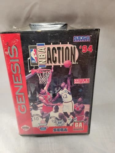 NEW NBA ACTION 94 Game for (Sega Genesis) #J6