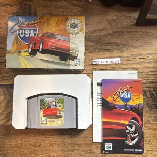 Cruis’n USA (Nintendo 64 N64) Complete CIB – Tested - Authentic - One Owner!