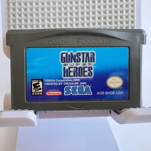 Gunstar Super Heroes (Nintendo Game Boy Advance, 2005) GBA Authentic Tested