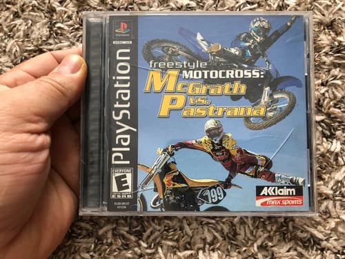 Freestyle Motocross: McGrath vs. Pastrana (PlayStation 1, 2000) W/ Reg Card Test