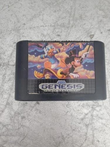 World of Illusion Mickey Mouse and Donald Duck Sega Genesis 1992 Cartridge Only