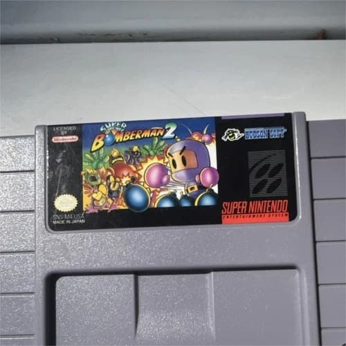 Nintendo Super Bomberman 2 SNES Bomberman Series Hudson Soft Game Cartridge