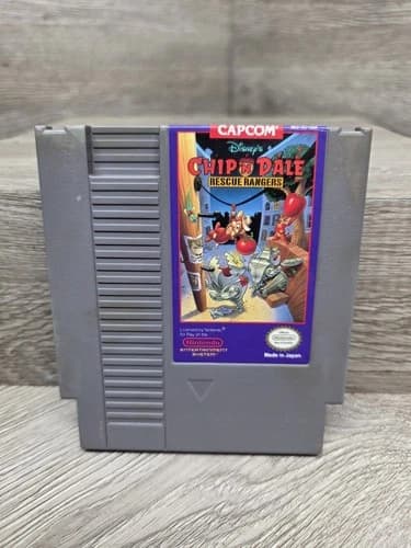 Disney's Chip 'N Dale Rescue Rangers NES Nintendo Video Game Authentic Tested
