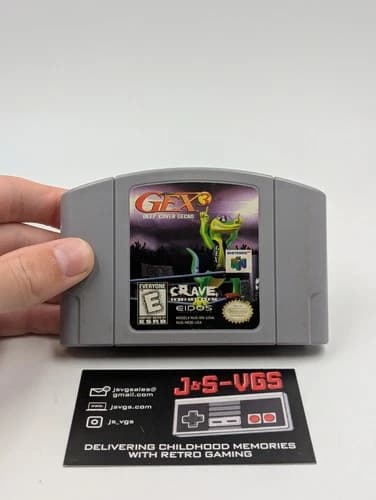 Gex 3 Deep Cover Gecko N64 Nintendo 64 Cartridge Only Tested Working Authentic