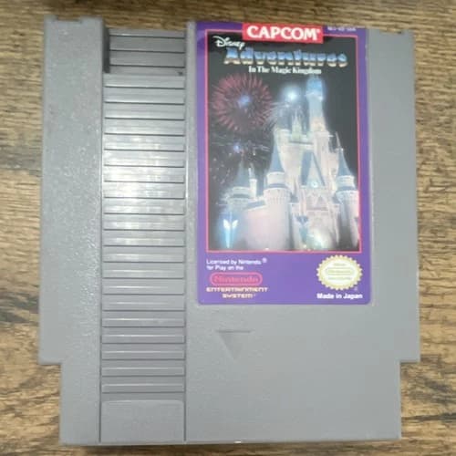 Capcom Disney Adventures in the Magic Kingdom for Nintendo NES Game Cartridge