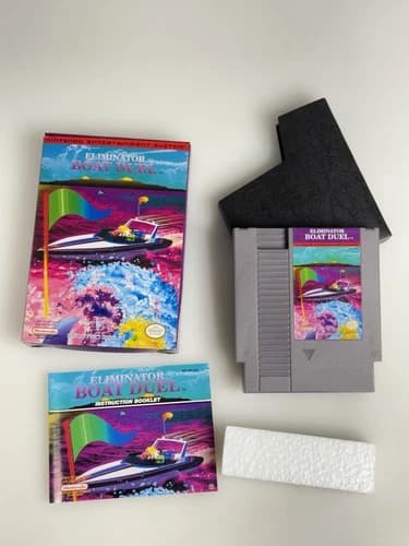 Eliminator Boat Duel (Nintendo Entertainment System, 1991) CIB Complete In Box
