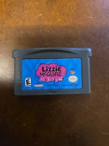 Lizzie McGuire On The Go! Nintendo Game Boy Advance Cleaned and Tested Working