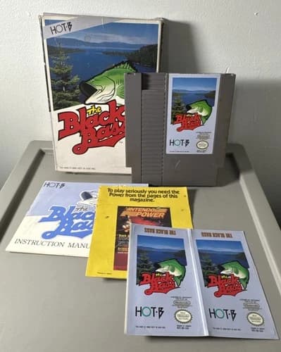 The Black Bass (Nintendo Entertainment System, 1989) Complete CIB W/ Inserts