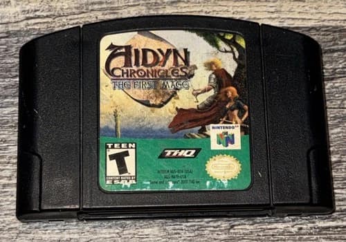 Aidyn Chronicles: The First Mage (Nintendo 64 N64, 2001) *Cart Only* Authentic!