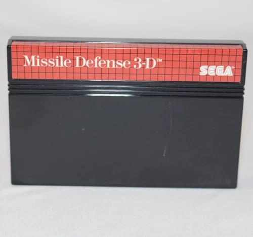 Missile Defense 3-D Sega Master System Authentic Great Condition! Tested!