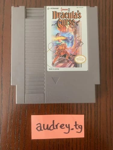 Castlevania III 3 Dracula's Curse - Nintendo NES authentic cartridge