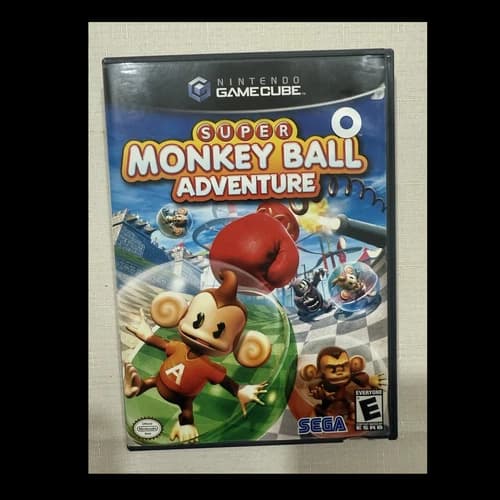 Super Monkey Ball Adventure Nintendo GameCube SEGA Complete Manual Included 2006