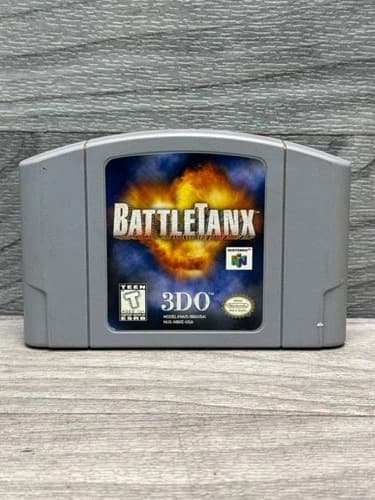 BattleTanx (Nintendo 64, 1998) N64 - Authentic - Game Cartridge Only (A1D022985)